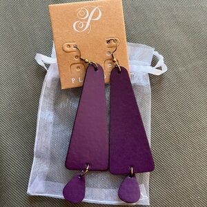 NEW! Plunder Haddie Earrings, Purple